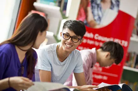 Students learning together in a classroom